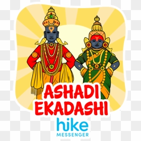 Ekadashi Ashadiekadashi - Ashadhi Ekadashi, HD Png Download - hike stickers png