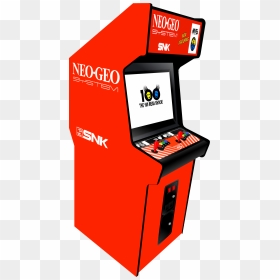 Gaming Clipart Arcade Stick - Neo Geo Arcade Cabinet Png, Transparent Png - neo png