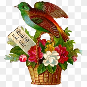 Transparent Basket Png - Flower, Png Download - flower basket png