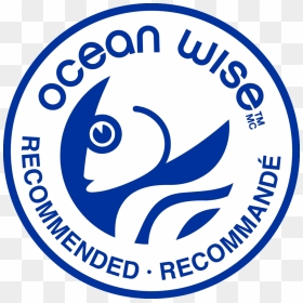 Ow Recom Symbol Bil Wcfc-blue Copy - Ocean Wise Recommended Symbol, HD Png Download - seafood png