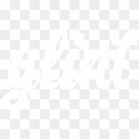 Logo White - Calligraphy, HD Png Download - glint png