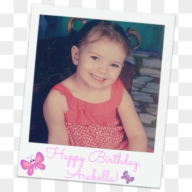 Picture Frame, HD Png Download - happy birthday frames for girls png