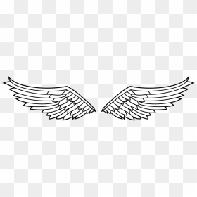 Wings Black And White Clipart, HD Png Download - eagle wings logo png