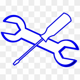 Mechanic Tools Clipart Black And White, HD Png Download - spanner icon png
