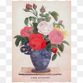 Garden Roses, HD Png Download - boquet png