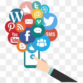 Transparent Social Media Clipart Png - Icon Social Media Marketing, Png Download - wallpaper icon png