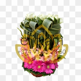 Fantasy Flower Basket 7,000 ֏ , Png Download - Bouquet, Transparent Png - flower basket png