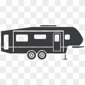 Download Hd Rv Clipart Fifth Wheel Svg Royalty Free - 5th Wheel Trailer Clipart, HD Png Download - camper png