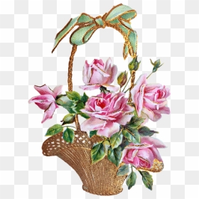 Princesses Sont Nees En Mai, HD Png Download - flower basket png