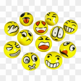 Transparent Crystal Ball Emoji Png - Emoji Stress Ball, Png Download - smiley ball png