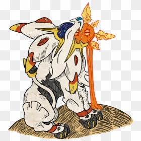 Solgaleo, The Pokemon Sun Legendary, Gnawing On A Poor - Solrock And Solgaleo, HD Png Download - solgaleo png