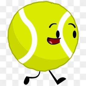 Smiley Clipart Ball - Tennis Ball Bfdi Characters, HD Png Download - smiley ball png