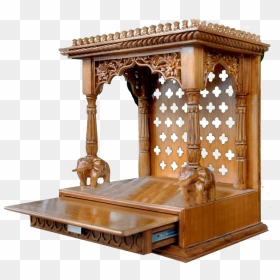 Latest Wooden Temple Design, HD Png Download - temple arch png