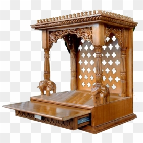 Latest Wooden Temple Design, HD Png Download - temple arch png