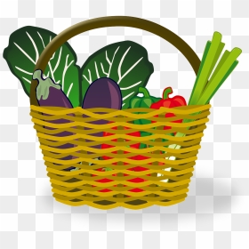 Vegetable Clip Art, HD Png Download - vegetables basket png