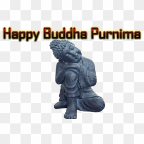 Happy Buddha Purnima Png Free Background - Stone Carving, Transparent Png - budha png