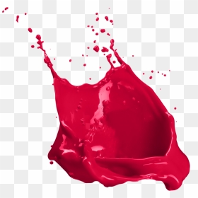 Nail Polish Splash Png, Transparent Png - red color splash png