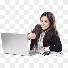 Thumb Image - Student With Computer Png, Transparent Png - computerpng