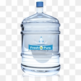 Http - //www - Freshnpurewater - Com/wp 1 - Purified Water, HD Png Download - drinking water bottle png