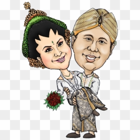 Karikatur Wedding Png, Transparent Png - wedding caricature png
