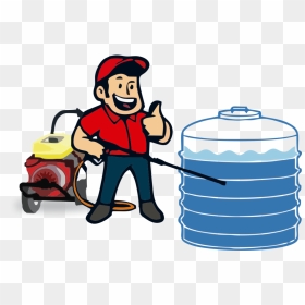Water Tank Cleaning Logo, HD Png Download - water tanker png