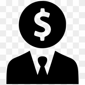 User Person Businessman Account Dollar - Emblem, HD Png Download - doller png