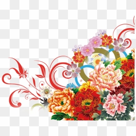 Peony Clipart Flower Bunch, HD Png Download - flowers bunch png