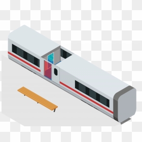 Open Train Access Doors And Secure Them During Closing - Scale Model, HD Png Download - metro train png