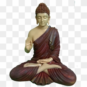 Lord Buddha Sitting For Meditation Large Murti Statue - Buddha Murti, HD Png Download - budha png