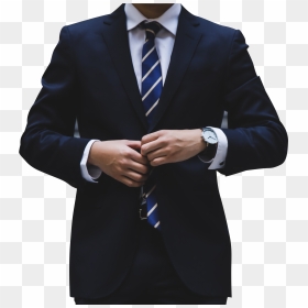 Man Buttoning Suit - Background Suit Transparent, HD Png Download - man dress png