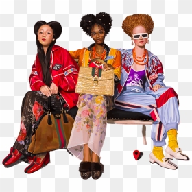 Gucci New Ad, HD Png Download - girls png for photoshop