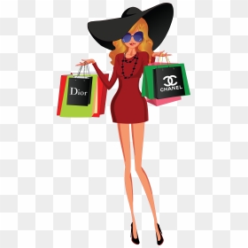 Shopping Girls Clip-art , Digital Paper,illustration, HD Png Download - png girlfriends