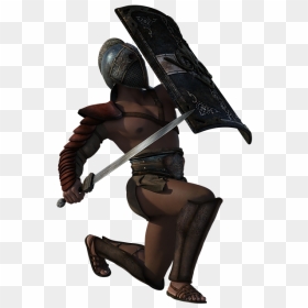 Gladiator With Transparent Background, HD Png Download - gladiator sword png