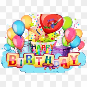 Happy Birthday Clipart Zellox - Birthday Greeting Free Happy Birthday Clip Art, HD Png Download - birthday cartoon png