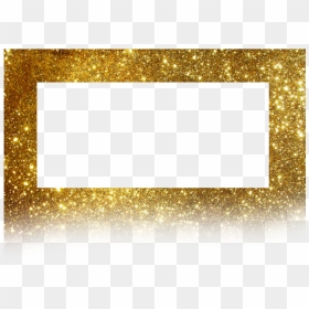 Frame Golden Background Borders Glitter - Transparent Background Gold Glitter Border Png, Png Download - golden background png