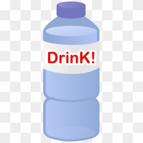 Small Clipart Of Water Bottle, HD Png Download - drinking water bottle png