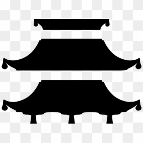 Temple Clipart Transparent - Vietnam Temple Clipart Black, HD Png Download - temple clipart png