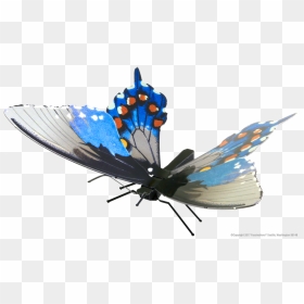 Metal Earth 3d Laser Cut Model Kit Butterfly - Red Spotted Purple Butterfly Metal Earth, HD Png Download - butterfly png 3d images
