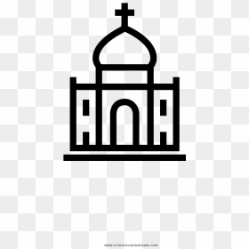 Russian Temple Coloring Page - Portable Network Graphics, HD Png Download - temple arch png