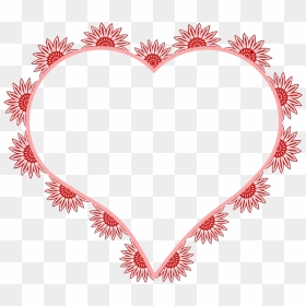 Heart Frame Transparent Png - Heart Shep Fram Png, Png Download - love heart frames png