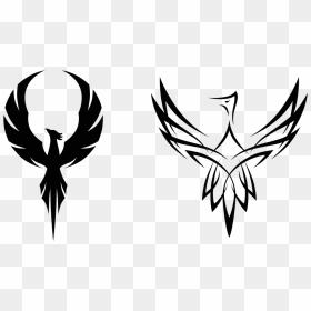 Phoenix Logo Clip Art - Phoenix Line Art, HD Png Download - phoenix bird logos png