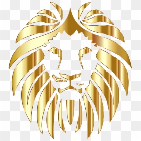Golden Lion Variation 2 No Background - Gold Lion Logo Png, Transparent Png - golden background png