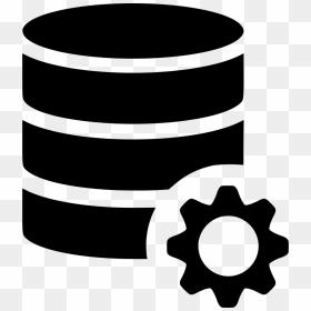 Database Option Configuration Settings Gear Bank Data - Database Configuration Icon Png, Transparent Png - database images png
