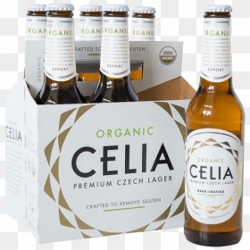 A Case Of Six Celia Beer Bottles - Celia Lager, HD Png Download - kingfisher beer bottle png