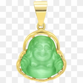 Mens Buddha Pendant Gold Jade, HD Png Download - budha png