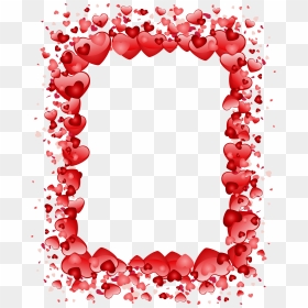 Clipart Frame Heart, HD Png Download - love heart frames png