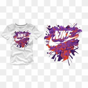 Nike T Shirt Logo, HD Png Download - tshirt design png