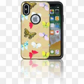 Iphone X/10/xs Mm 3d Butterfly - Iphone 7, HD Png Download - butterfly png 3d images