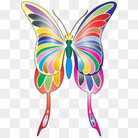 Colourful Butterfly Clipart - Butterflies, HD Png Download - colourful png