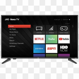 Televisor Jvc 40" - Jvc 40 Roku Smart Tv, HD Png Download - led tv png image